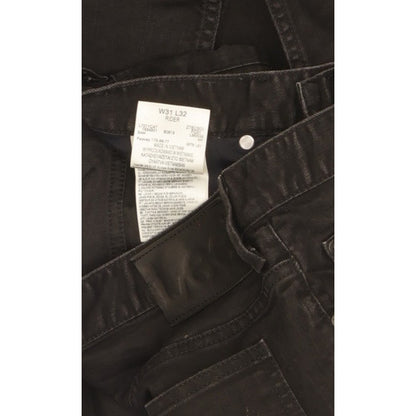 Lee Rider Men Black Skinny Slim Stretch Jeans W31 L32