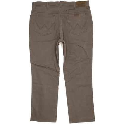 Wrangler Durable Quality Men Grey Straight Regular Stretch Jeans W40 L29