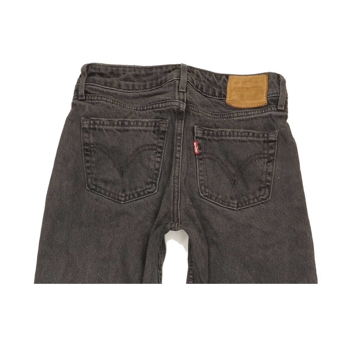 Levi's Women Black Straight Loose Jeans W24 L29
