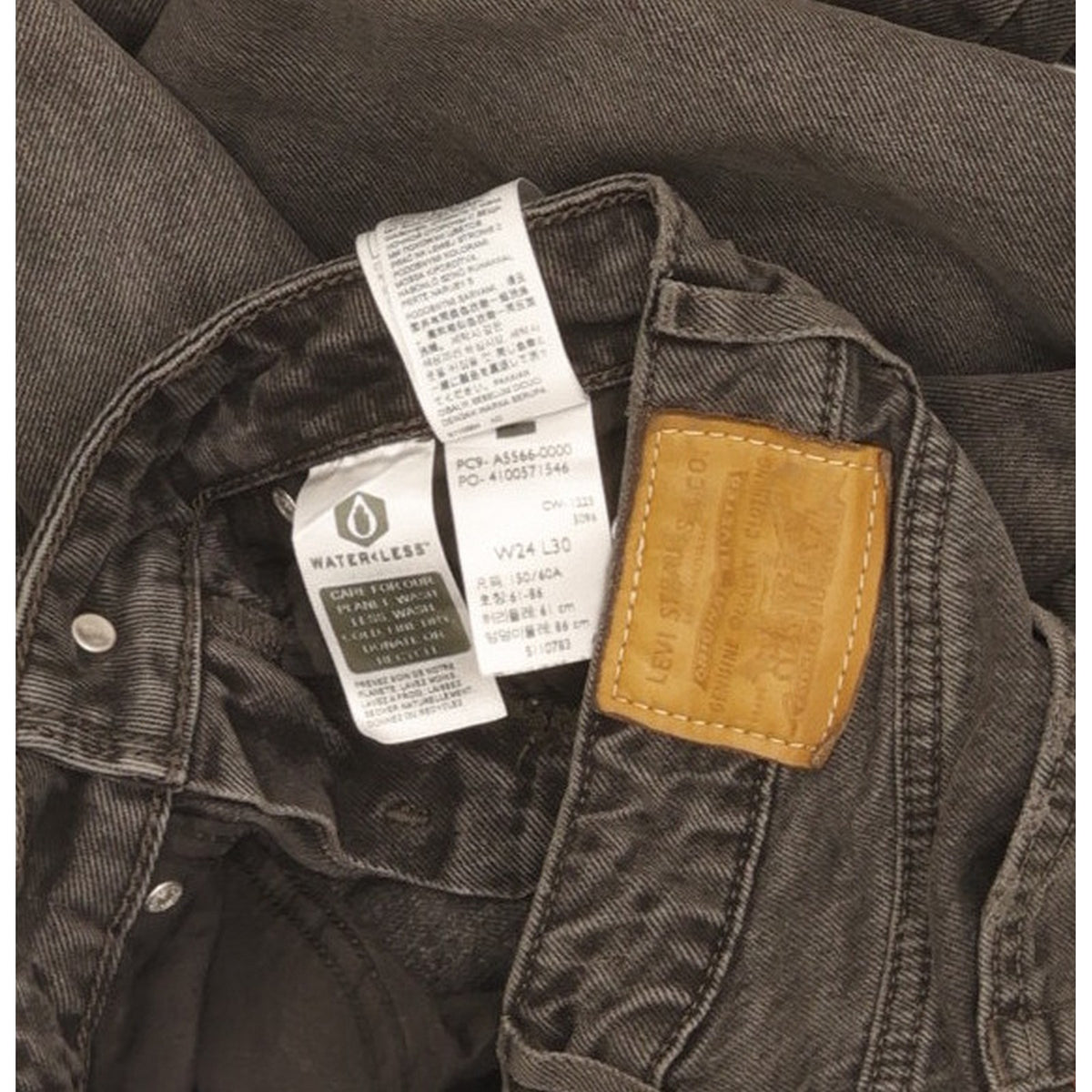 Levi's Women Black Straight Loose Jeans W24 L29