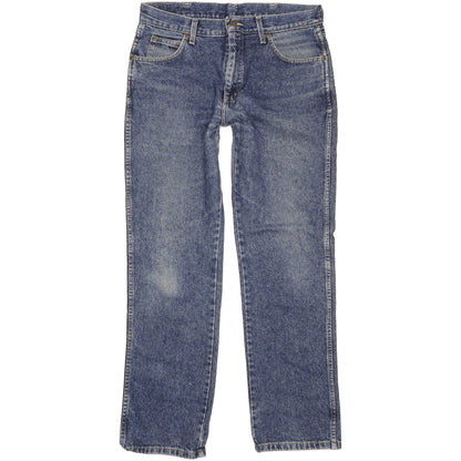 Wrangler Durable Quality Men Blue Straight Regular Jeans W34 L32