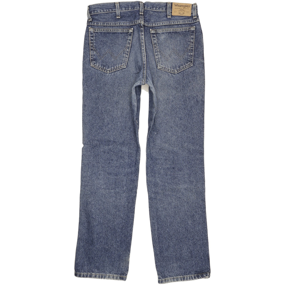Wrangler Durable Quality Men Blue Straight Regular Jeans W34 L32