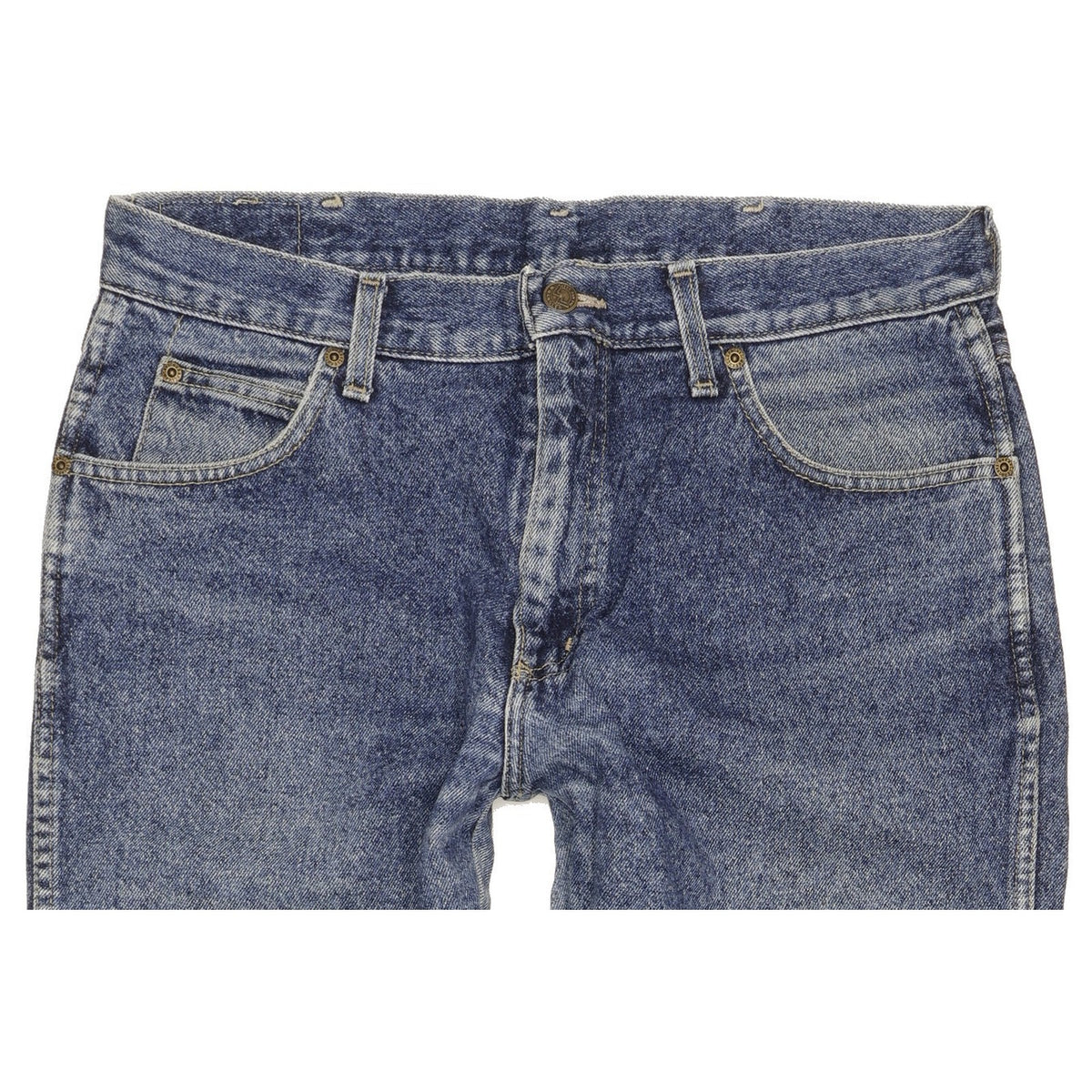 Wrangler Durable Quality Men Blue Straight Regular Jeans W34 L32