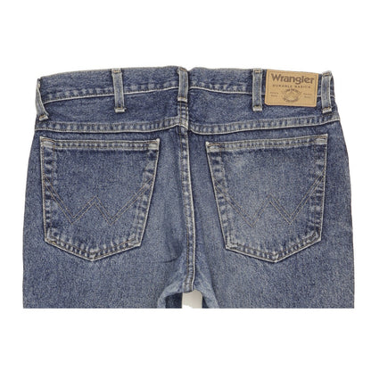 Wrangler Durable Quality Men Blue Straight Regular Jeans W34 L32