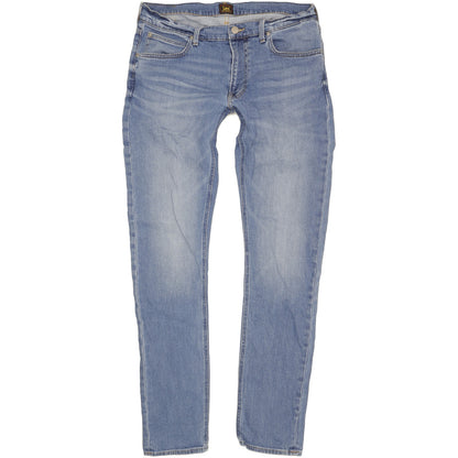 Lee Luke Men Blue Skinny Slim Stretch Jeans W34 L36