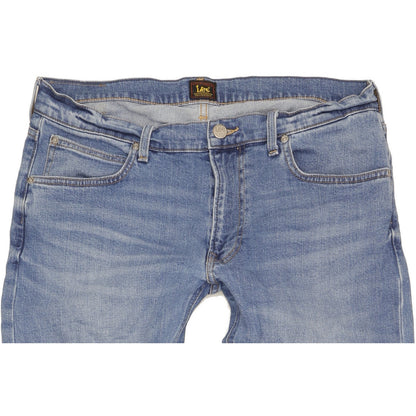 Lee Luke Men Blue Skinny Slim Stretch Jeans W34 L36