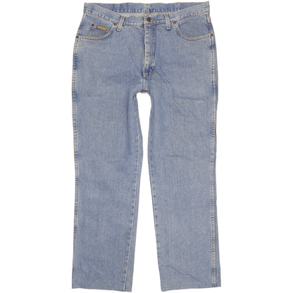 Wrangler Idaho Men Blue Straight Regular Jeans W38 L32