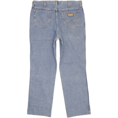 Wrangler Idaho Men Blue Straight Regular Jeans W38 L32