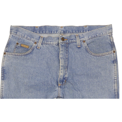 Wrangler Idaho Men Blue Straight Regular Jeans W38 L32
