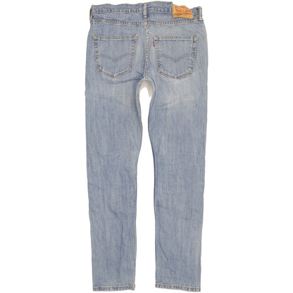 Levi's 508 Men Blue Straight Slim Stretch Jeans W32 L33