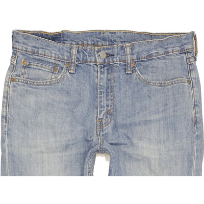 Levi's 508 Men Blue Straight Slim Stretch Jeans W32 L33