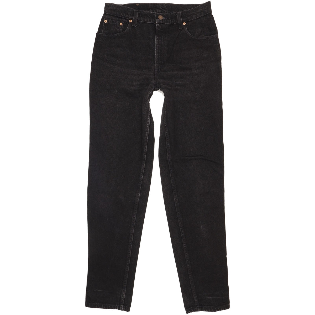 Levi's Made in USA Black Tapered Relaxed Jeans High Waisted W28 L33
