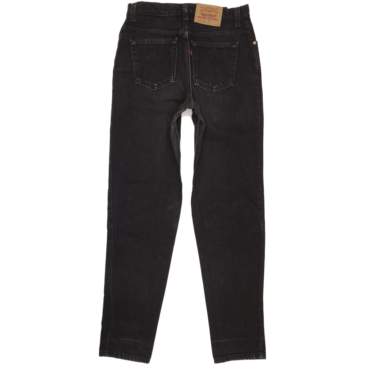 Levi's Made in USA Black Tapered Relaxed Jeans High Waisted W28 L33