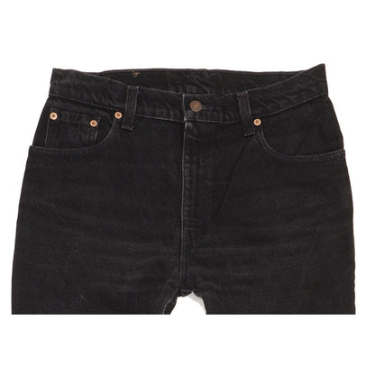Levi's Made in USA Black Tapered Relaxed Jeans High Waisted W28 L33