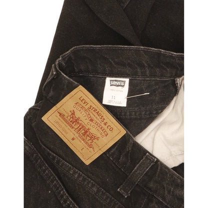 Levi's Made in USA Black Tapered Relaxed Jeans High Waisted W28 L33