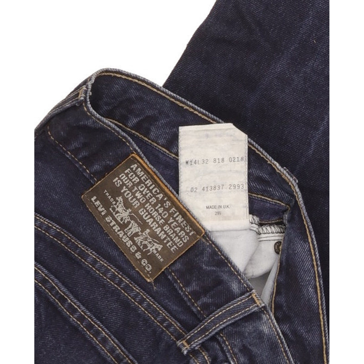 Levi's 818 Men Blue Straight Regular Jeans W28 L32