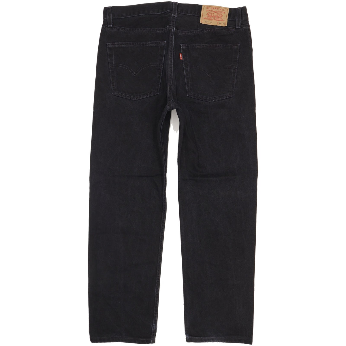 Levi's 521 Men Black Straight Regular Jeans W36 L29