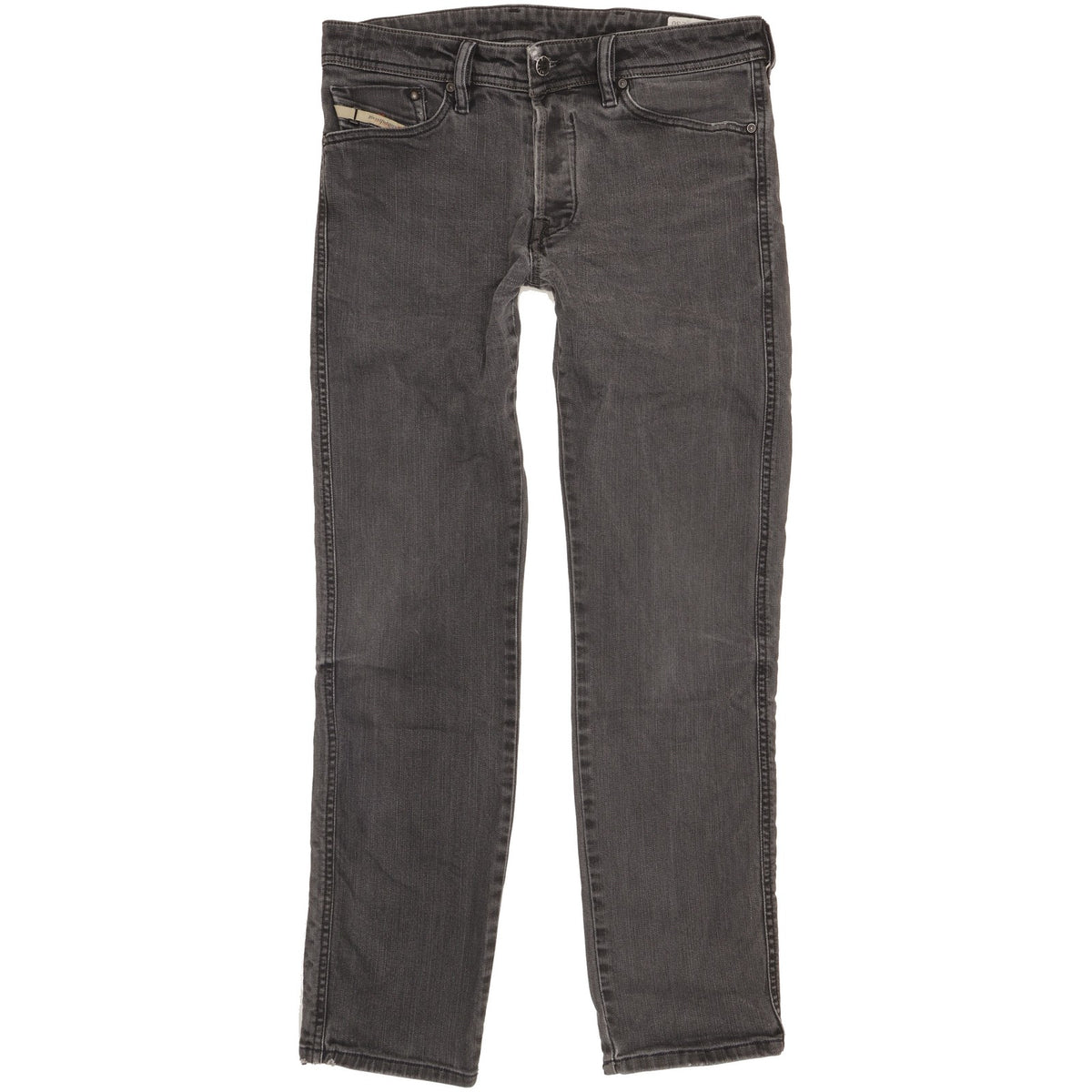 Diesel Dughan Men Grey Straight Regular Stretch Jeans W30 L30
