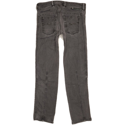 Diesel Dughan Men Grey Straight Regular Stretch Jeans W30 L30