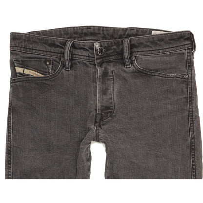 Diesel Dughan Men Grey Straight Regular Stretch Jeans W30 L30