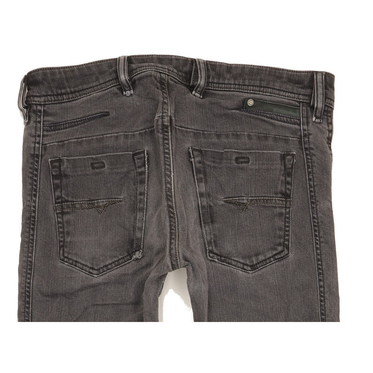 Diesel Dughan Men Grey Straight Regular Stretch Jeans W30 L30