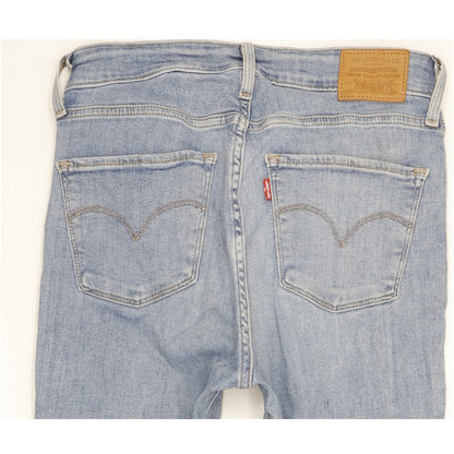 Levi's 721 Women Blue Skinny Slim Stretch Jeans W28 L26