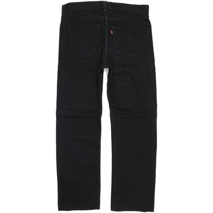 Levi's 751 Men Black Straight Regular Jeans W33 L30