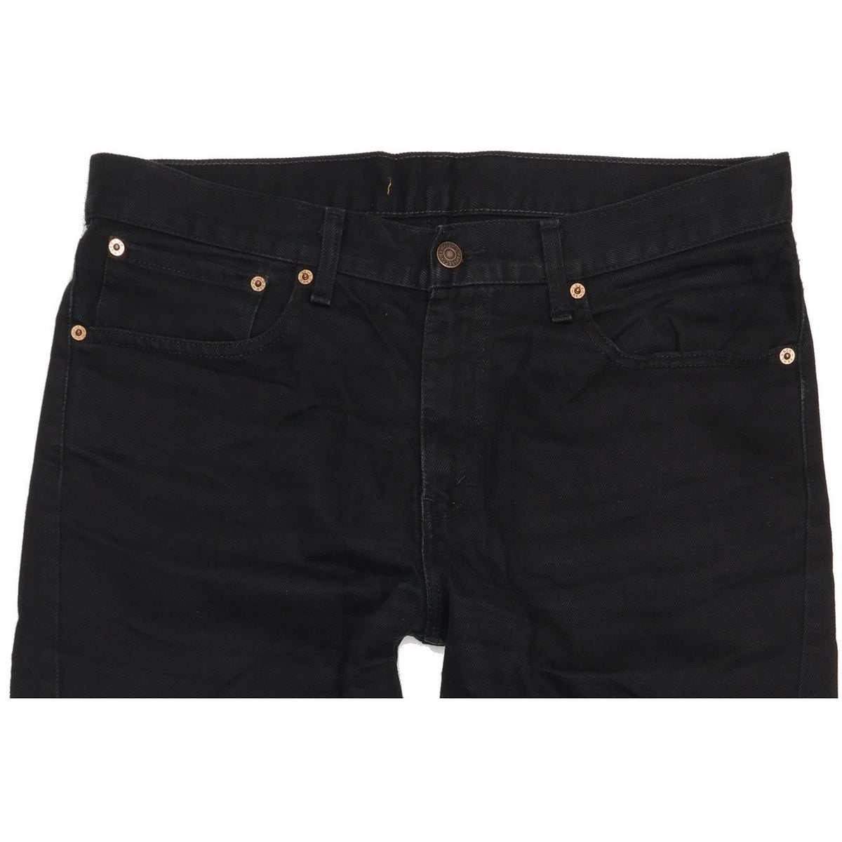 Levi's 751 Men Black Straight Regular Jeans W33 L30