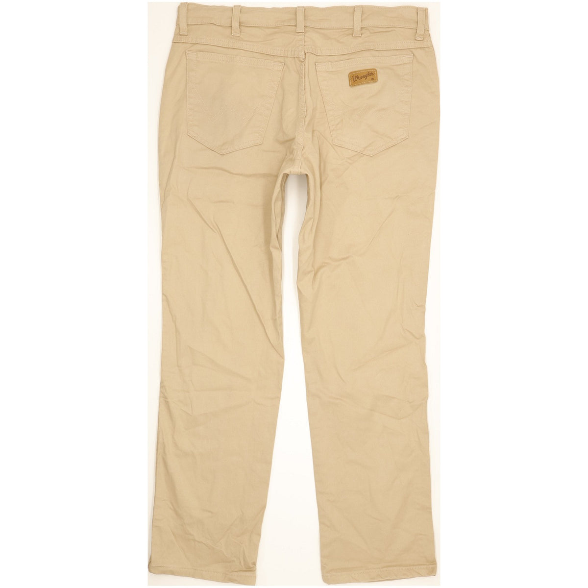 Wrangler Texas Men Beige Straight Regular Stretch Jeans W36 L30