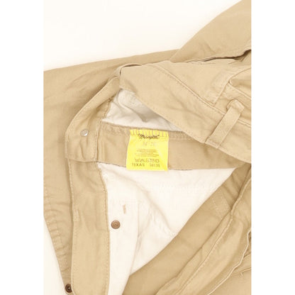 Wrangler Texas Men Beige Straight Regular Stretch Jeans W36 L30