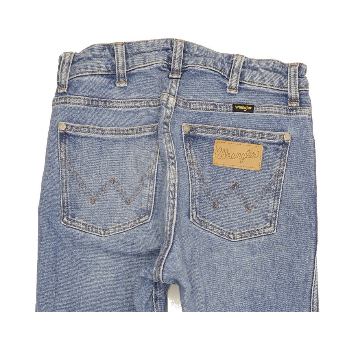 Wrangler The Retro Women Blue Straight Slim Stretch Jeans W26 L26