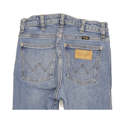 Wrangler The Retro Women Blue Straight Slim Stretch Jeans W26 L26