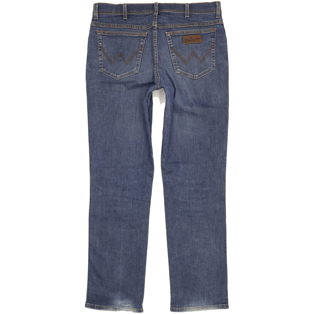 Wrangler Texas Men Blue Straight Regular Stretch Jeans W38 L34