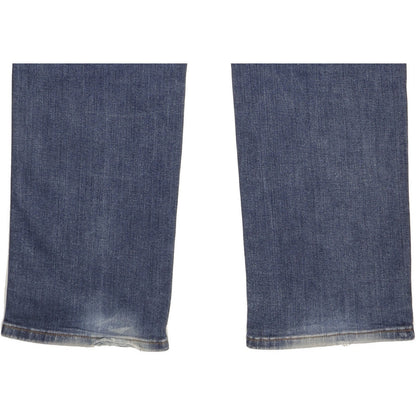 Wrangler Texas Men Blue Straight Regular Stretch Jeans W38 L34