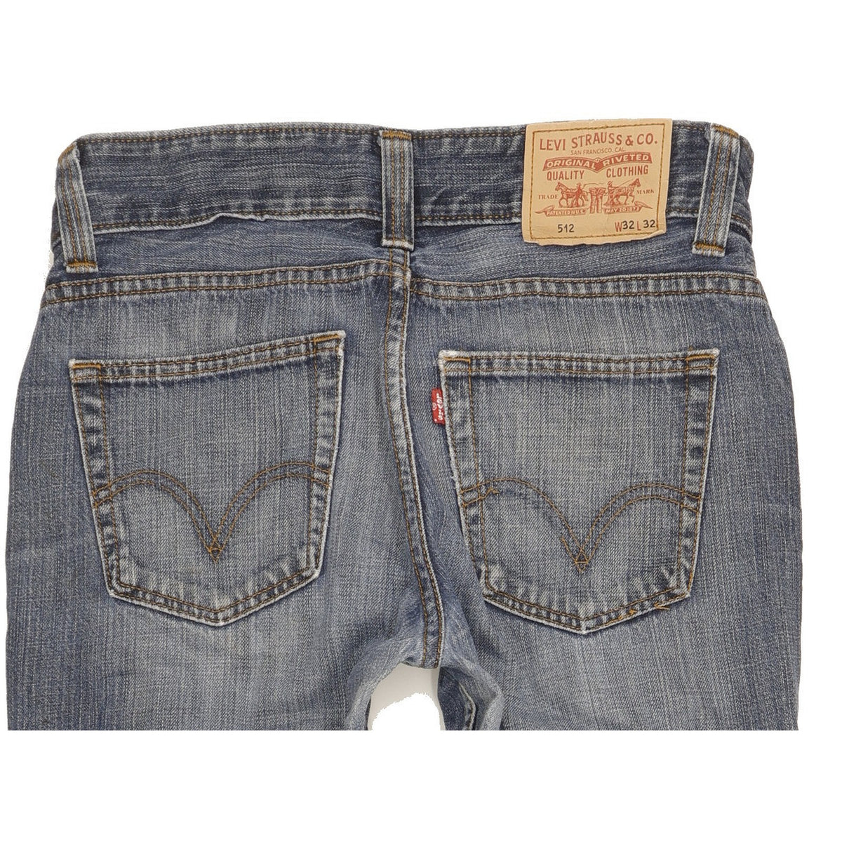 Levi's 512 Men Blue Bootcut Slim Jeans W32 L31