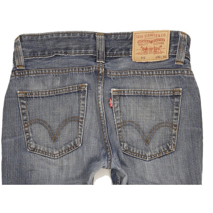 Levi's 512 Men Blue Bootcut Slim Jeans W32 L31