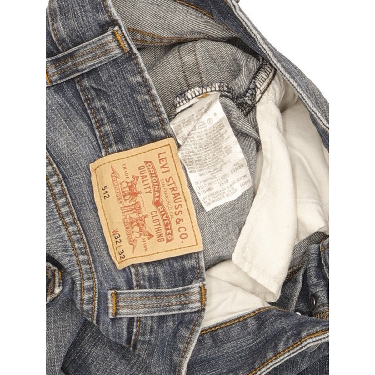 Levi's 512 Men Blue Bootcut Slim Jeans W32 L31