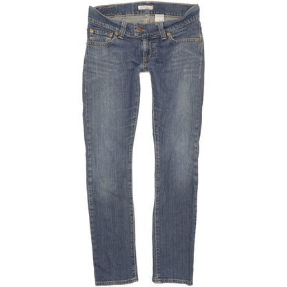 Levi's 504 Kids Blue Straight Slim Stretch Jeans W32 L31