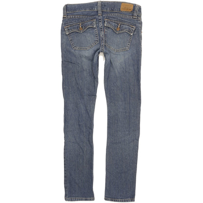 Levi's 504 Kids Blue Straight Slim Stretch Jeans W32 L31