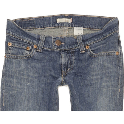 Levi's 504 Kids Blue Straight Slim Stretch Jeans W32 L31
