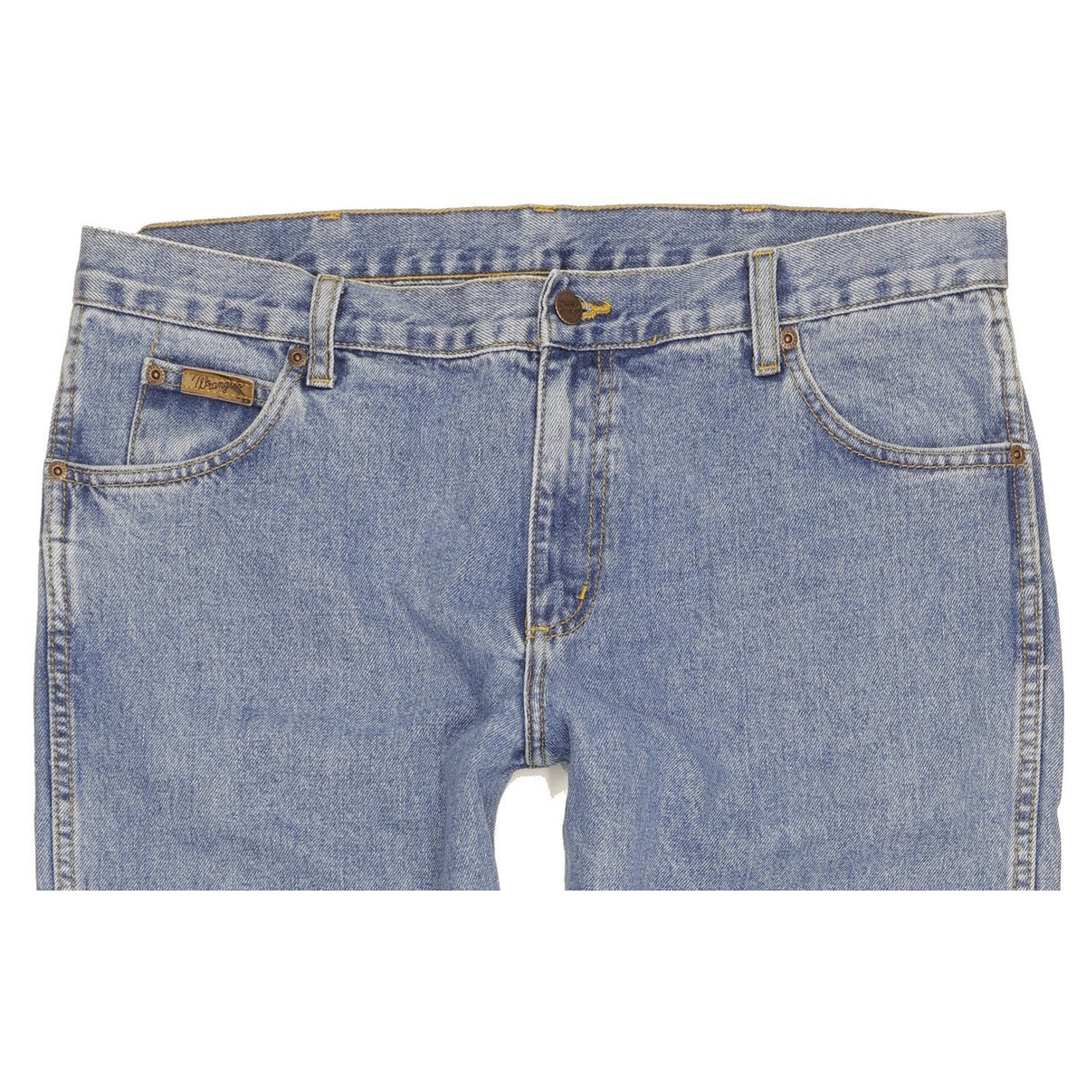 Wrangler Men Blue Straight Regular Jeans W36 L31