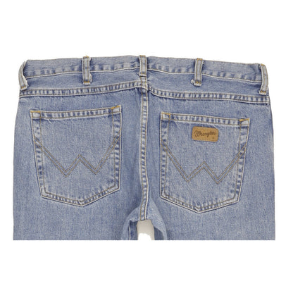 Wrangler Men Blue Straight Regular Jeans W36 L31