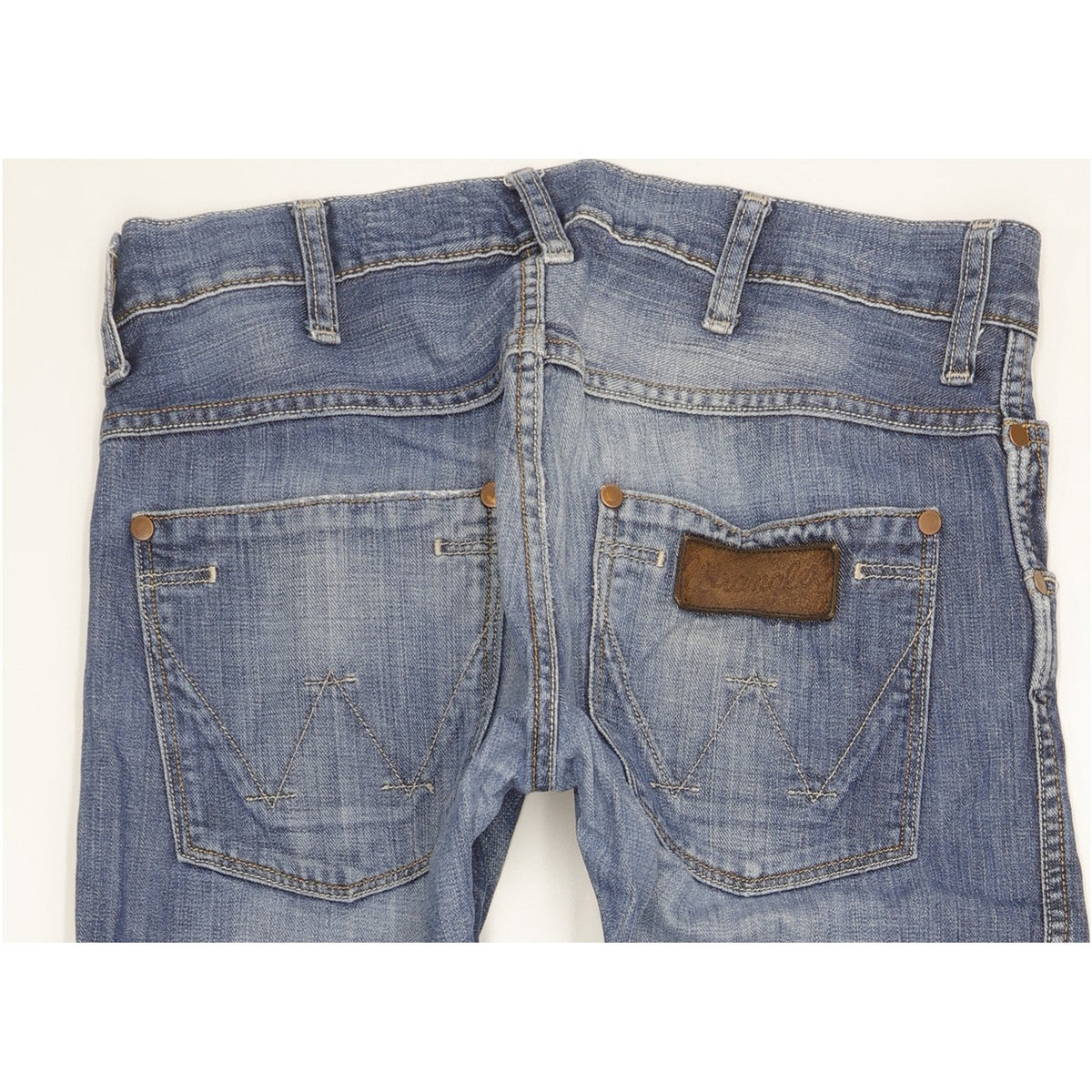 Wrangler Sharkey Men Blue Straight Slim Jeans W31 L33