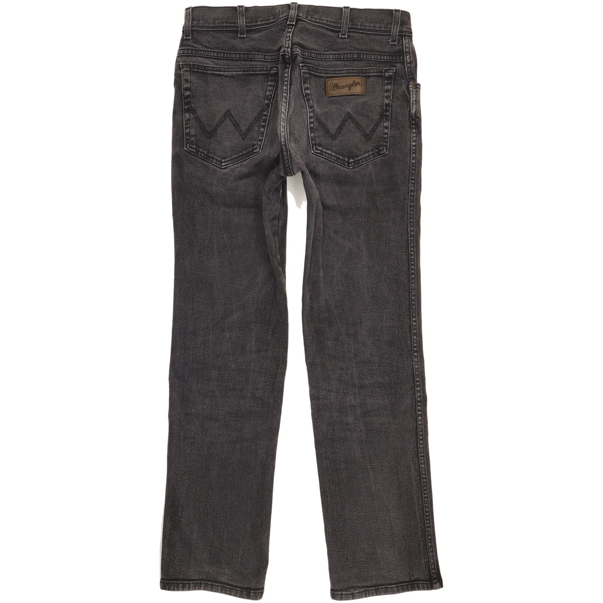 Wrangler Texas Men Black Straight Regular Stretch Jeans W32 L31