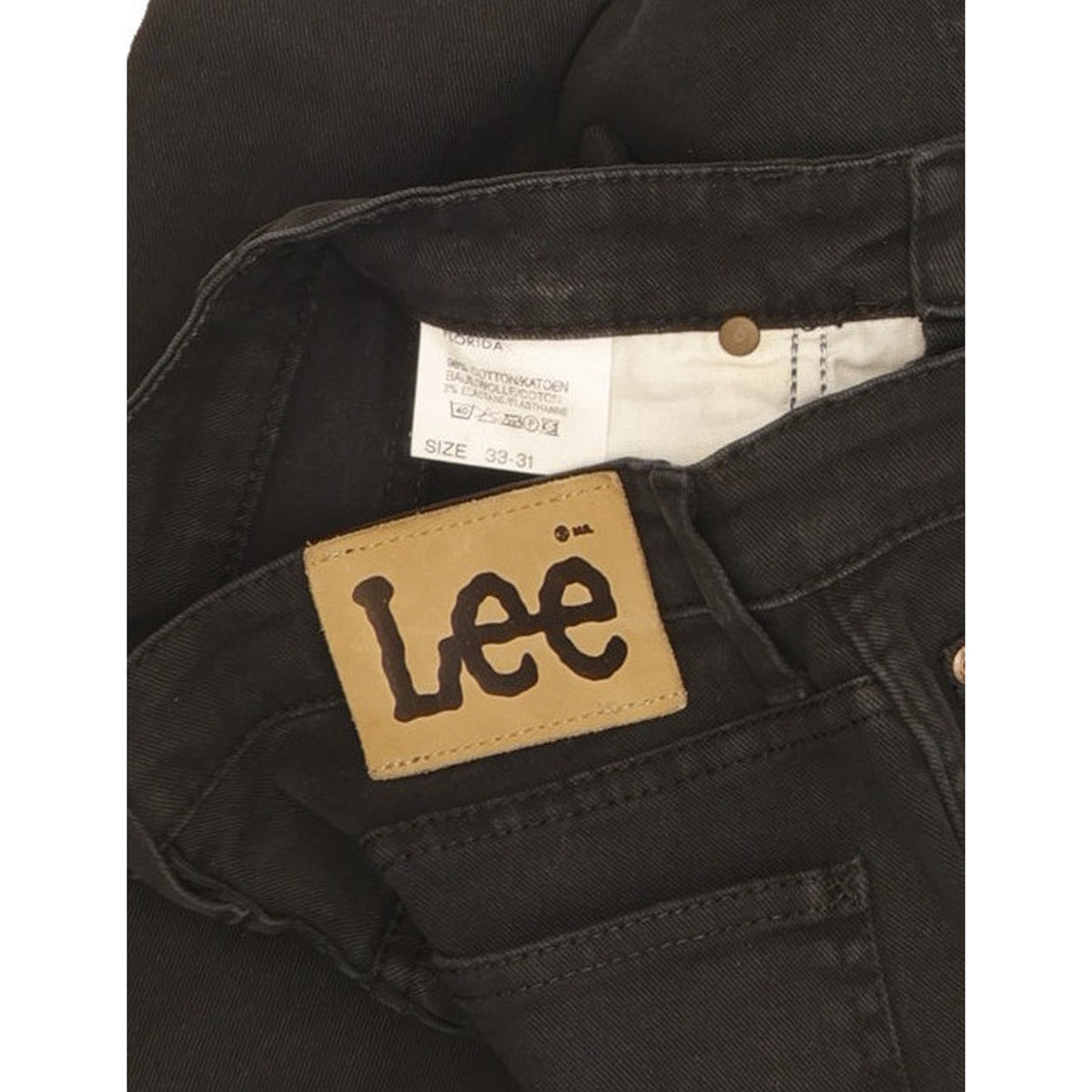 Lee Florida Men Black Skinny Slim Stretch Jeans W30 L31