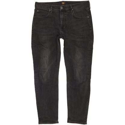 Lee Austin Men Black Skinny Slim Stretch Jeans W33 L28