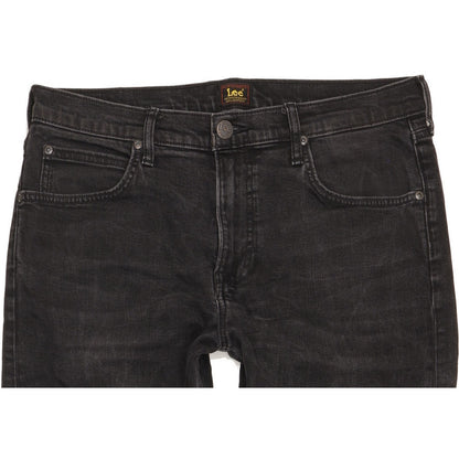Lee Austin Men Black Skinny Slim Stretch Jeans W33 L28
