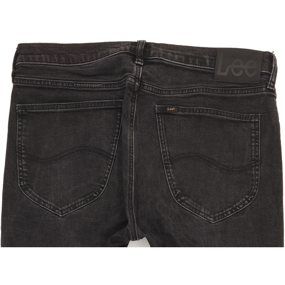 Lee Austin Men Black Skinny Slim Stretch Jeans W33 L28