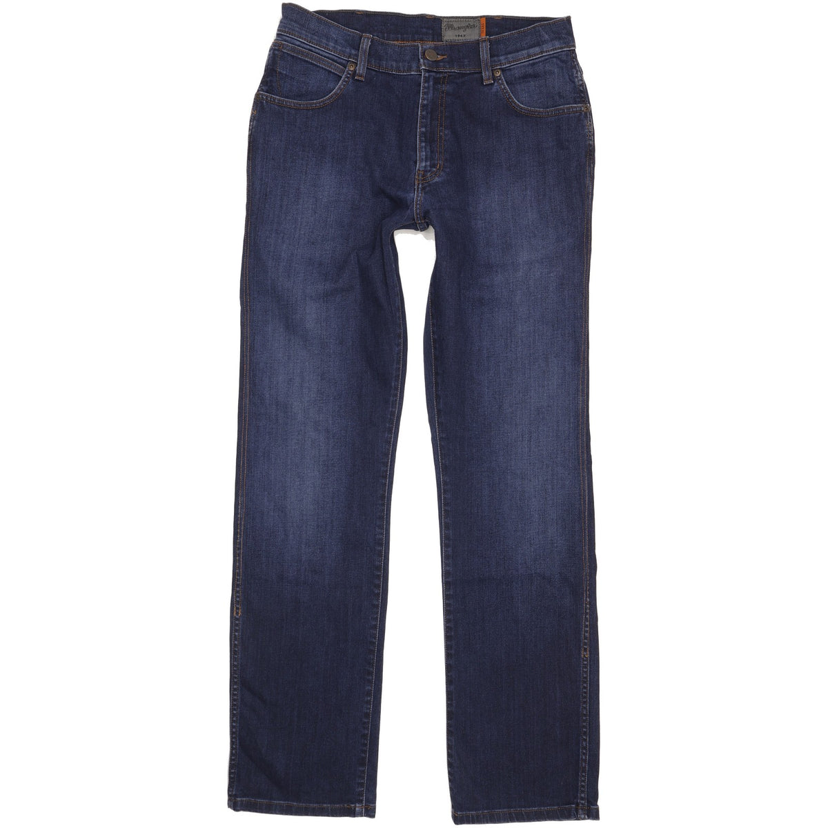 Wrangler Texas Men Blue Straight Regular Stretch Jeans W33 L34