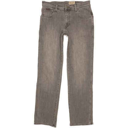 Wrangler Texas Men Grey Straight Regular Stretch Jeans W32 L32